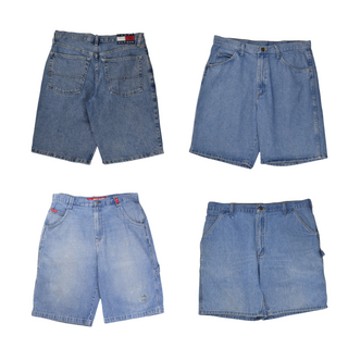 Branded Denim Shorts